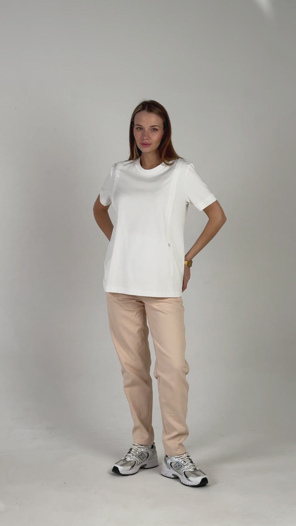 Gravidjeans i beige 2326 1629